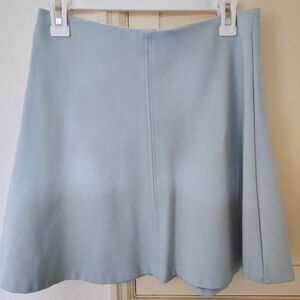 LOFT Light Blue A-Line Skirt